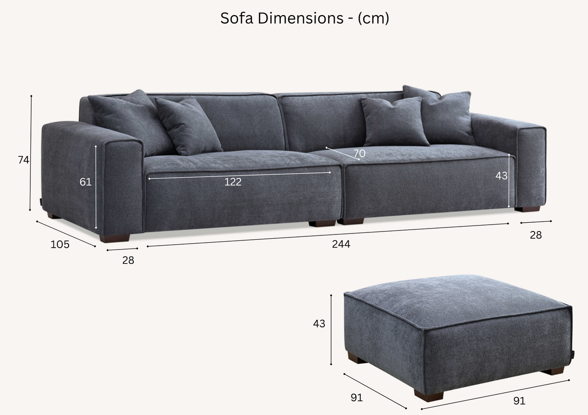 The Montana - 4 seater with Chaise