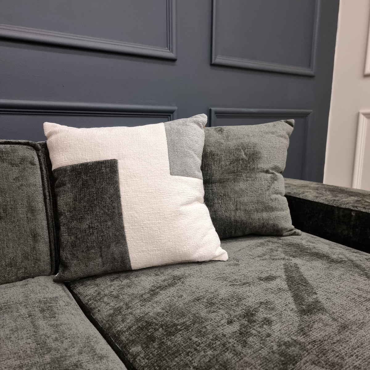 Atlanta Chenille Modula Sofa - Corner Combination