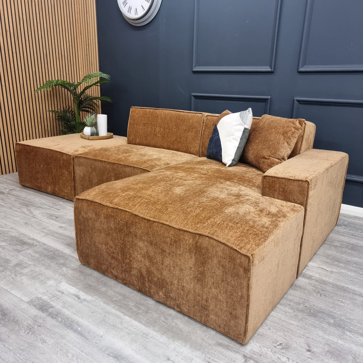 Atlanta Chenille Modula Sofa - Corner Combination