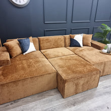 Atlanta Chenille Modula Sofa - U Shape Combination