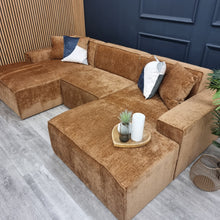 Atlanta Chenille Modula Sofa - U Shape Combination