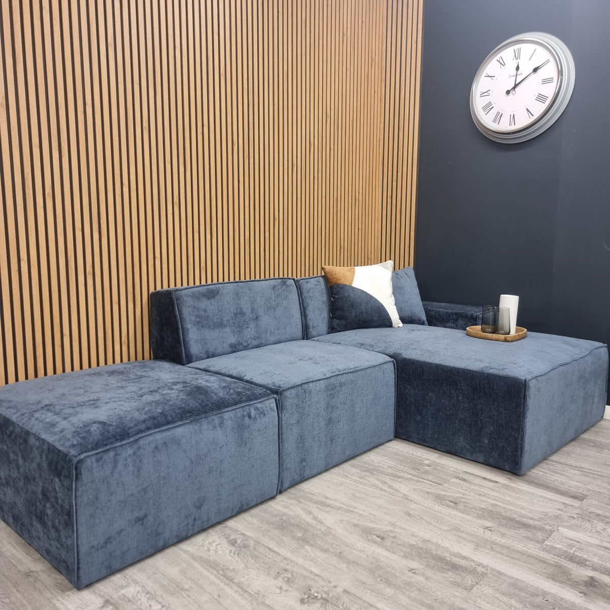 Atlanta Chenille Modula Sofa - Corner Combination