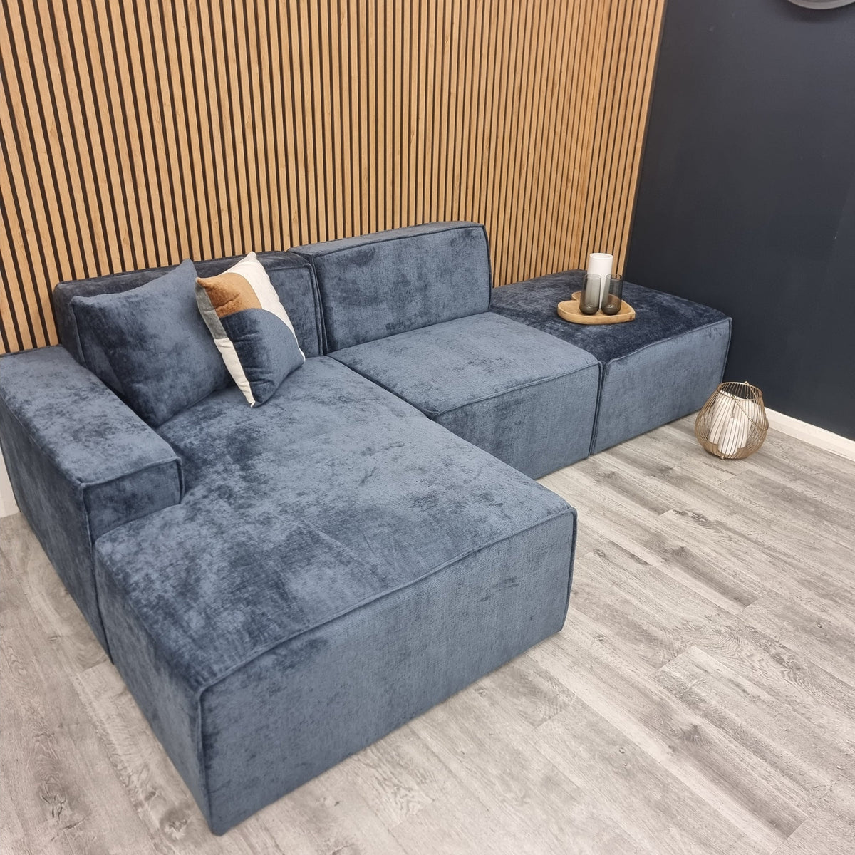 Atlanta Chenille Modula Sofa - Corner Combination