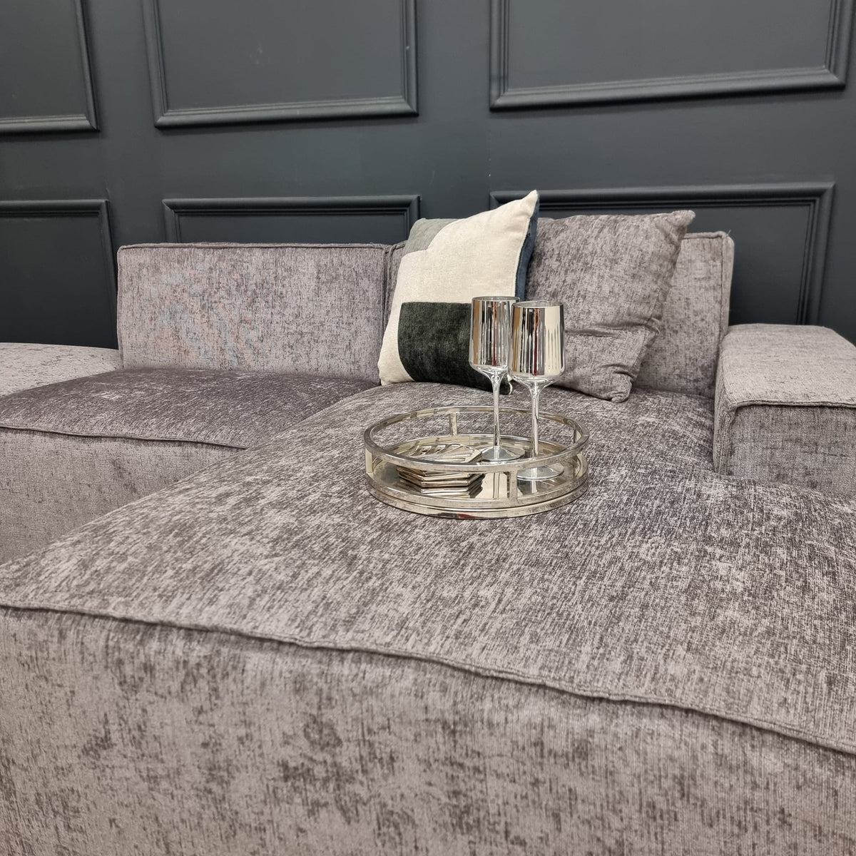 Atlanta Chenille Modula Sofa - Corner Combination