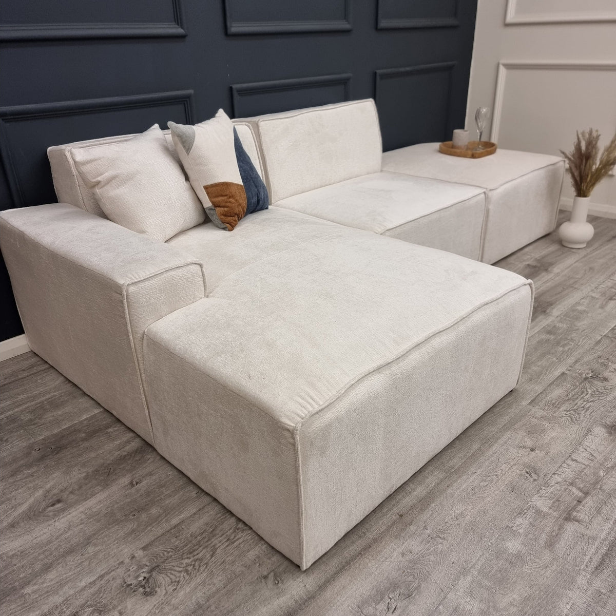 Atlanta Chenille Modula Sofa - Corner Combination