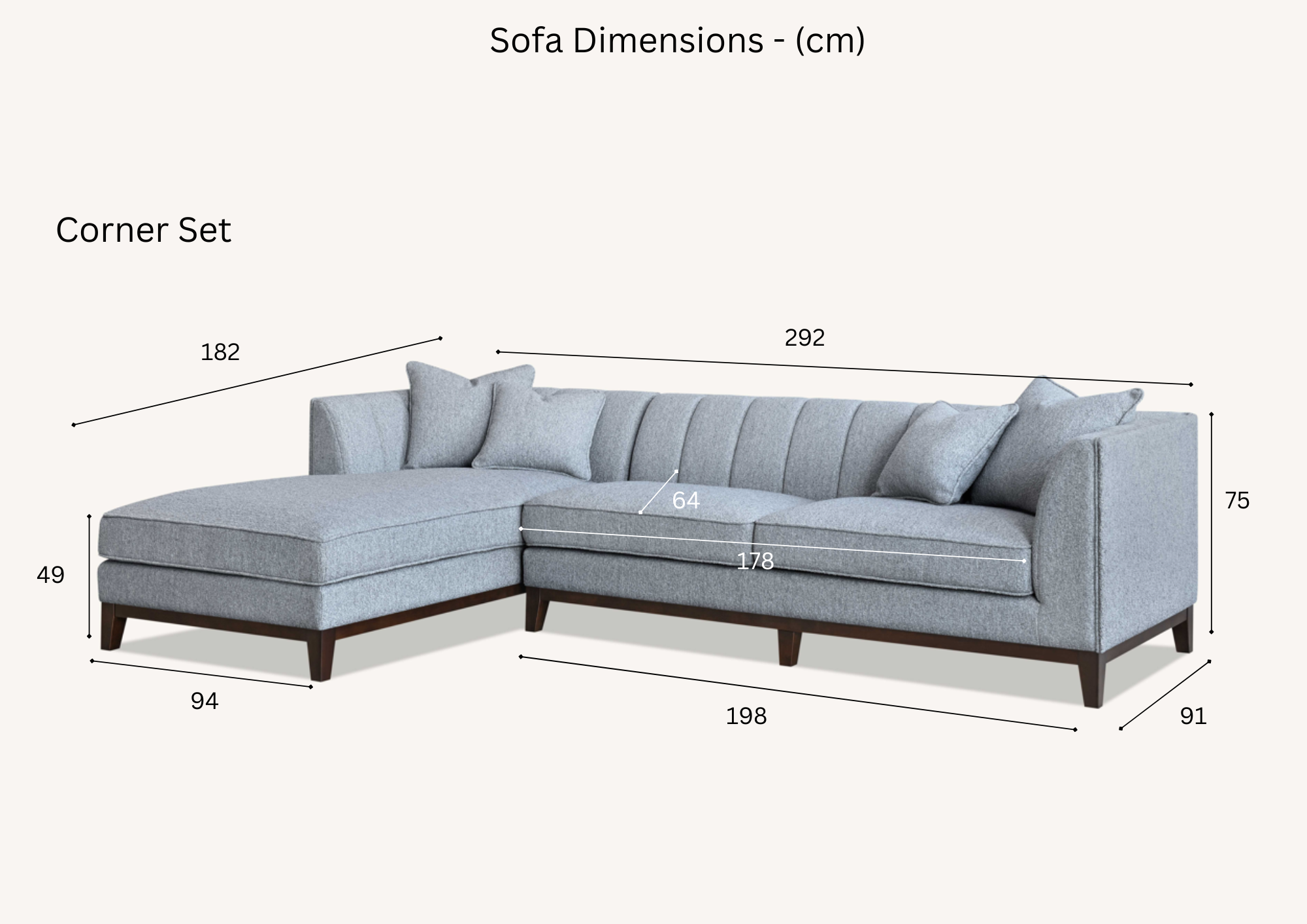 The Cobbler - 3 Seater/Corner Sofa