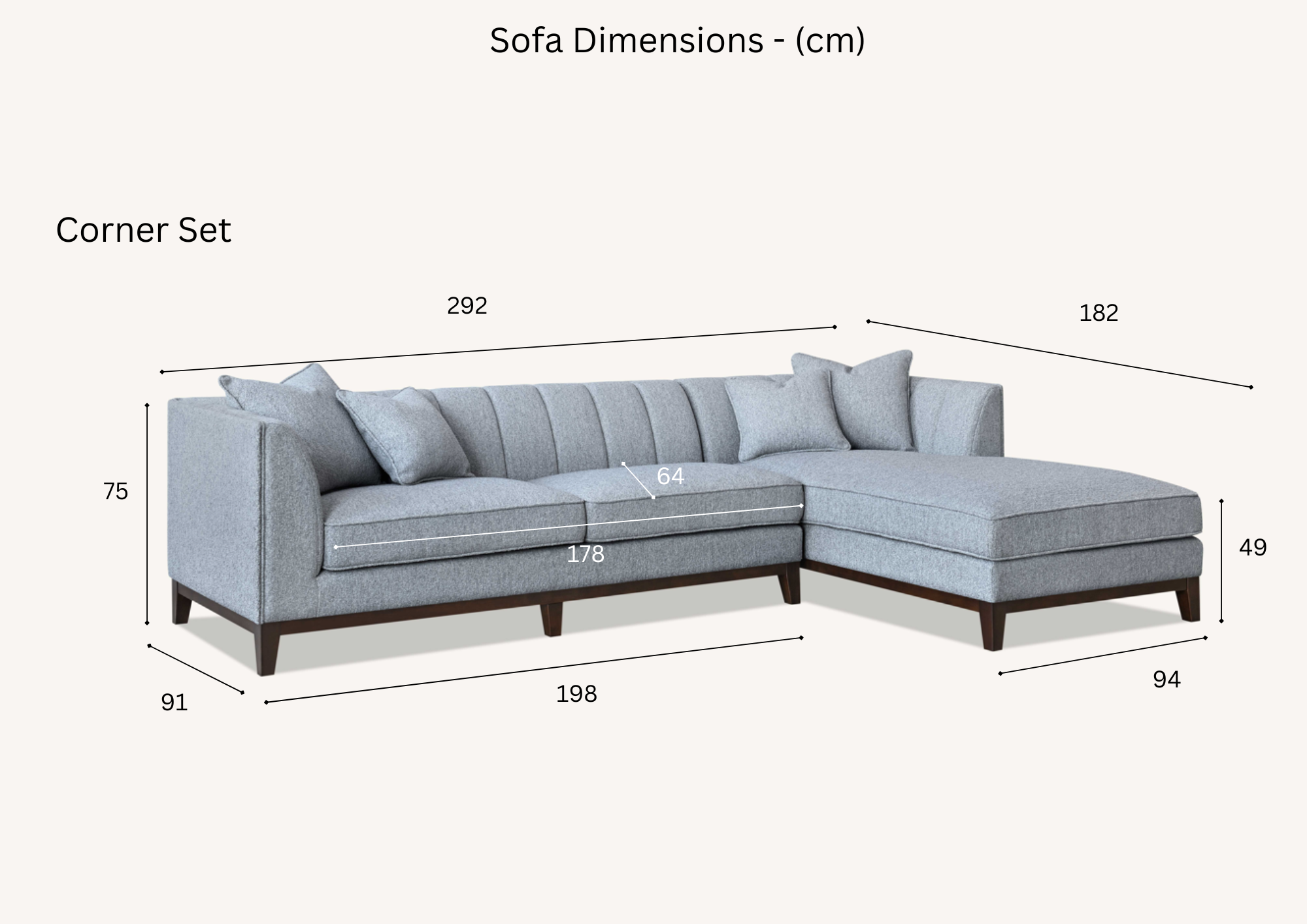 The Cobbler - 3 Seater/Corner Sofa