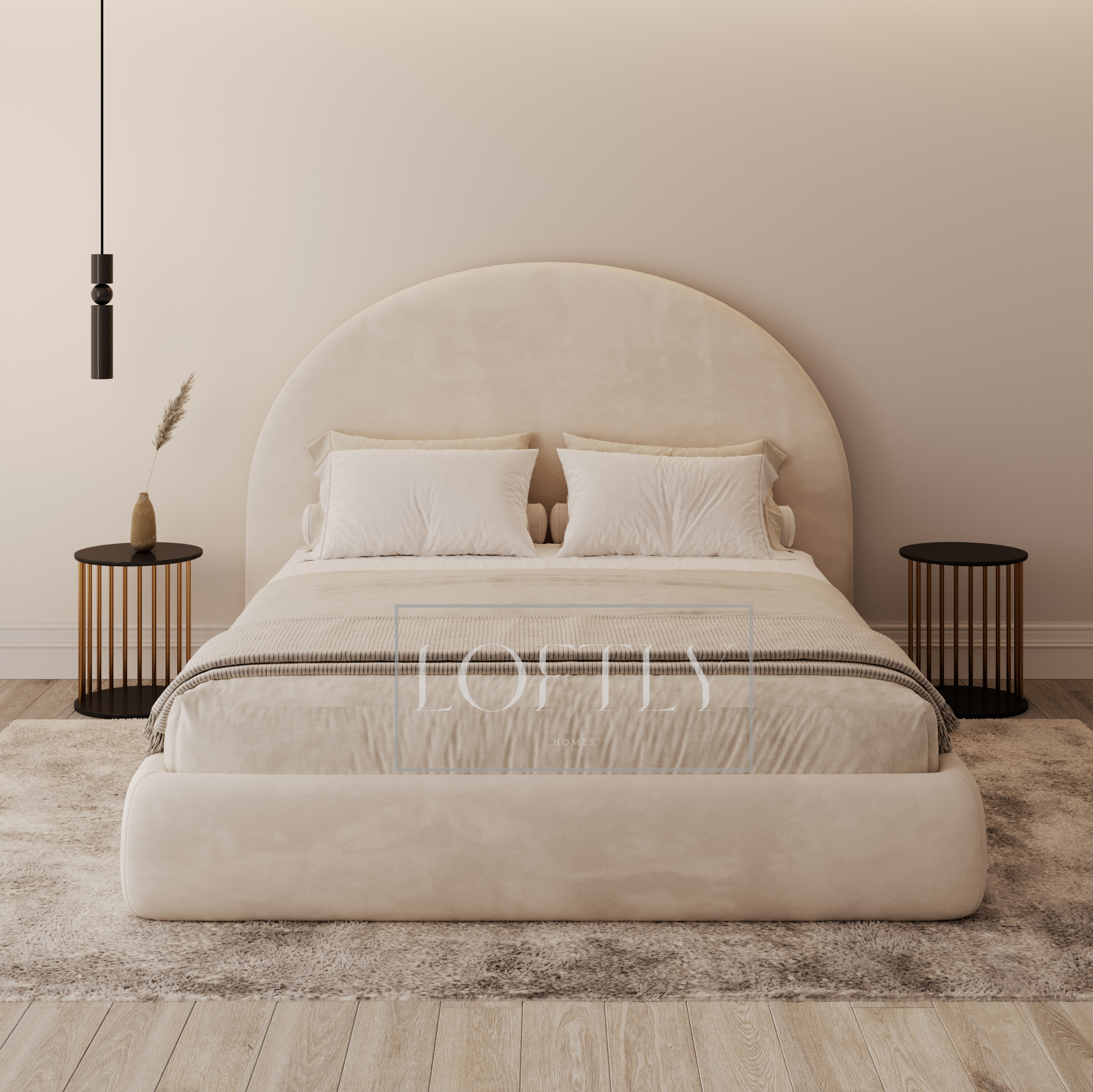 Belle Curved Bed