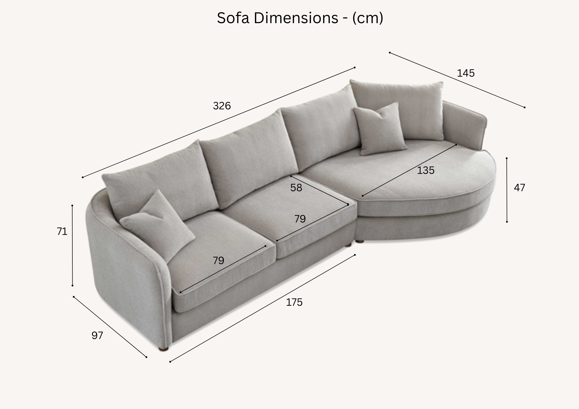 The Ronan Sofa - Corner Chaise